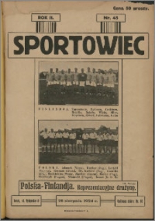 Sportowiec 1924, R. 2 nr 45