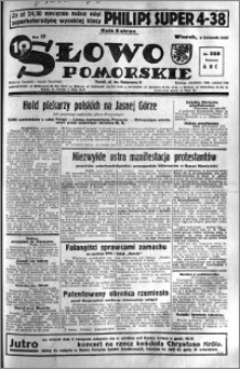 Słowo Pomorskie 1937.11.09 R.17 nr 258