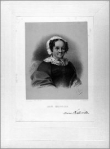 Anna Nakwaska (portret-popiersie z facsimile podpisu)