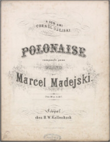 Polonaise : composée pour piano