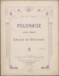 Polonaise : pour piano