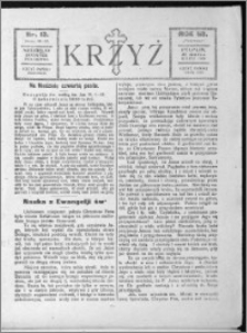 Krzyż, R. 56 (1924), nr 13