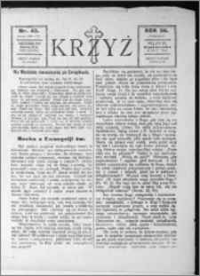 Krzyż, R. 56 (1924), nr 43