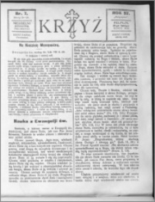 Krzyż, R. 57 (1925), nr 7