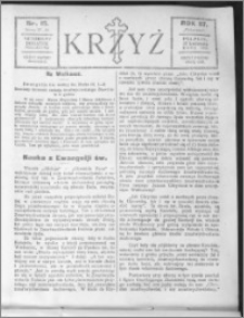 Krzyż, R. 57 (1925), nr 15