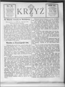 Krzyż, R. 57 (1925), nr 19