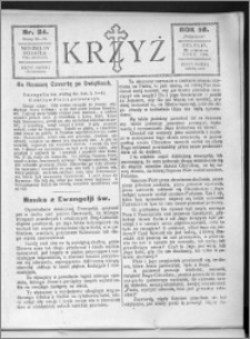 Krzyż, R. 58 (1926), nr 24