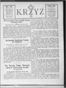 Krzyż, R. 58 (1926), nr 43