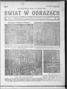 Świat w Obrazach, R. 58 (1926), nr 3