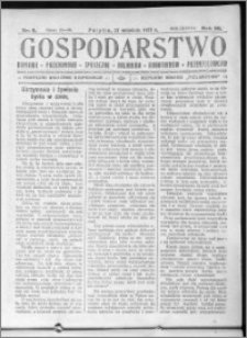 Gospodarstwo, R. 59 (1927), nr 9