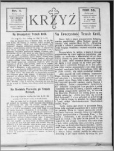 Krzyż, R. 59 (1927), nr 1