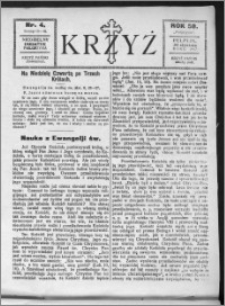 Krzyż, R. 59 (1927), nr 4