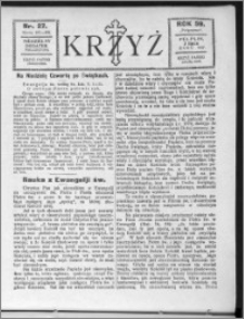 Krzyż, R. 59 (1927), nr 27