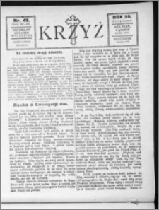 Krzyż, R. 59 (1927), nr 49