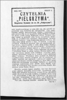 Czytelnia Pielgrzyma, R. 62 (1930), z. 3