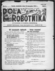 Dola Robotnika 1930, R. 1, nr 5