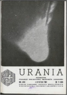 Urania 1987, R. 58 nr 11 (550)
