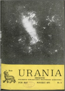 Urania 1971, R. 42 nr 3