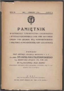 Pamiętnik Wileńskiego Towarzystwa Lekarskiego 1935, R. 11 z. 3