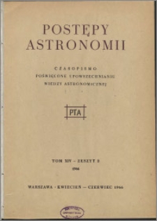 Postępy Astronomii 1966, T. 14 z. 2