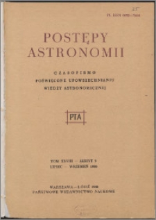 Postępy Astronomii 1980, T. 28 z. 3