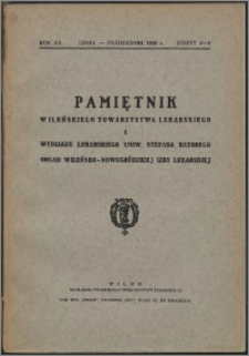 Pamiętnik Wileńskiego Towarzystwa Lekarskiego 1936, R. 12 z. 4/5