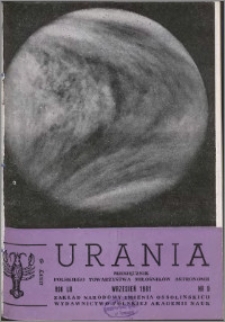 Urania 1981, R. 52 nr 9