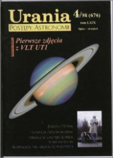 Urania - Postępy Astronomii 1998, T. 69 nr 4 (676)