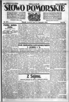 Słowo Pomorskie 1923.11.25 R.3 nr 271