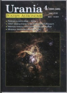Urania - Postępy Astronomii 2000, T. 71 nr 4 (688)