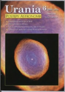 Urania - Postępy Astronomii 2000, T. 71 nr 6 (690)