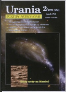 Urania - Postępy Astronomii 2001, T. 72 nr 2 (692)