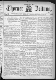 Thorner Zeitung 1869, No. 57 + Beilagenwerbung