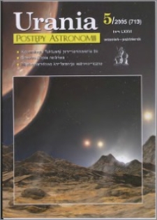 Urania - Postępy Astronomii 2005, T. 76 nr 5 (719)