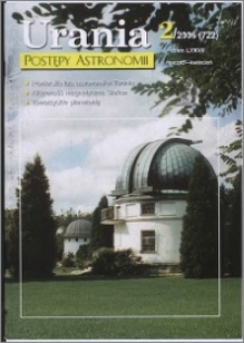 Urania - Postępy Astronomii 2006, T. 77 nr 2 (722)