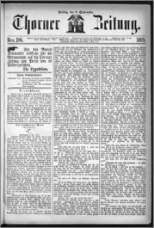 Thorner Zeitung 1869, No. 206