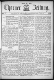Thorner Zeitung 1870, No. 77