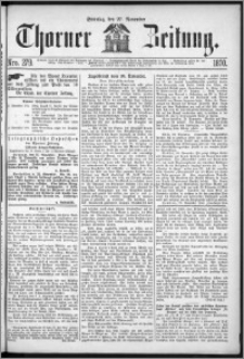 Thorner Zeitung 1870, No. 279