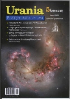Urania - Postępy Astronomii 2010, T. 81 nr 5 (749)