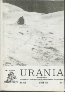 Urania 1972, R. 43 nr 1