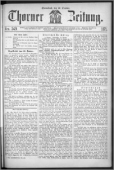 Thorner Zeitung 1871, Nro. 249