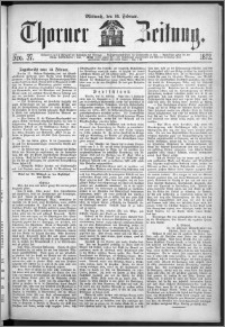 Thorner Zeitung 1872, Nro. 37