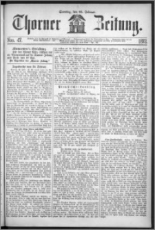 Thorner Zeitung 1872, Nro. 47