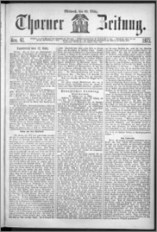 Thorner Zeitung 1872, Nro. 61