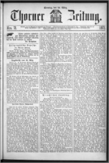 Thorner Zeitung 1872, Nro. 71