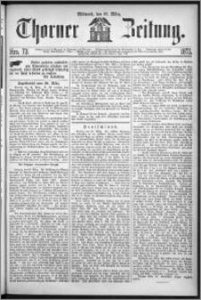 Thorner Zeitung 1872, Nro. 73