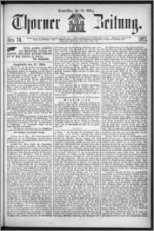 Thorner Zeitung 1872, Nro. 74