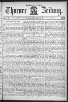 Thorner Zeitung 1872, Nro. 87