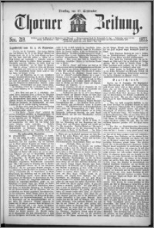 Thorner Zeitung 1872, Nro. 218