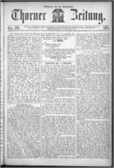 Thorner Zeitung 1872, Nro. 219
